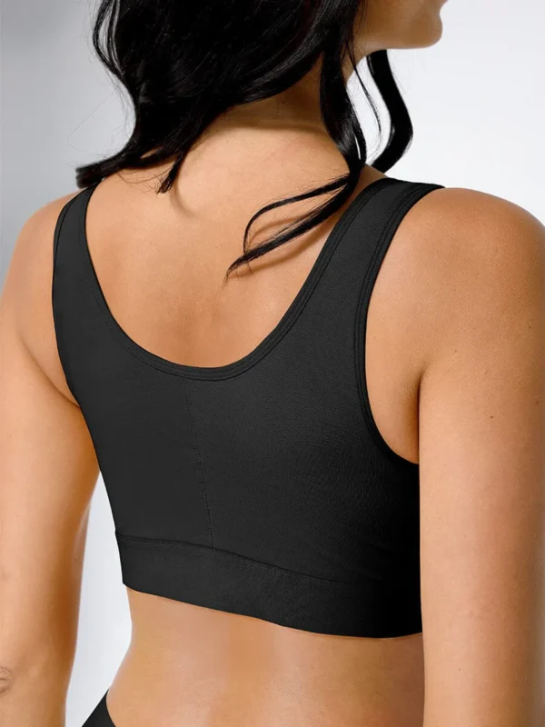 Adjustable Front Closure Post-Surgery Bra with Triple Hooks - Image 19