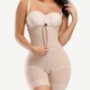Detachable Straps Full Body Shaper Zipper Fajas Abdominal Control