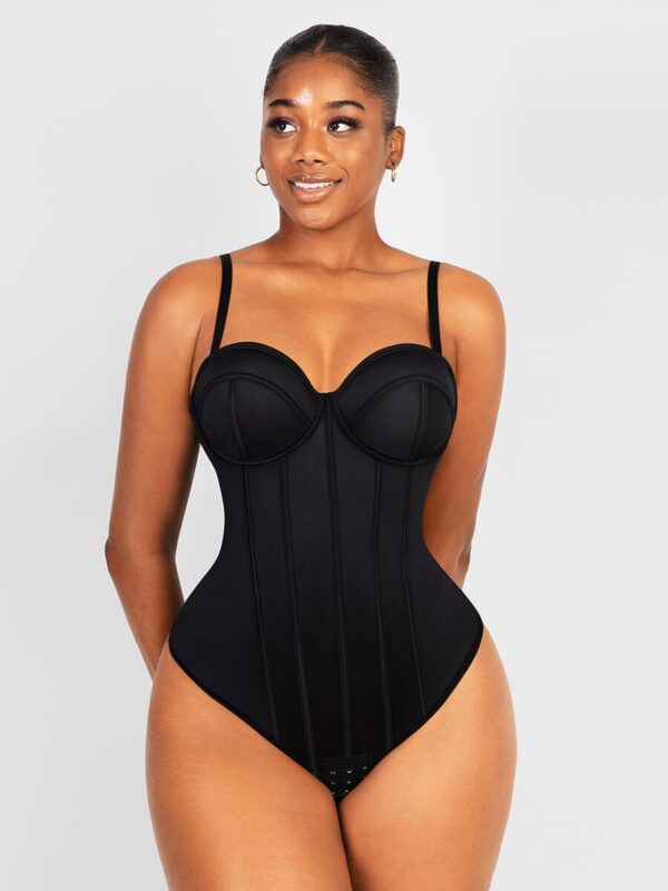 Cupped Strapless Bra-free Bodysuit Shapewear