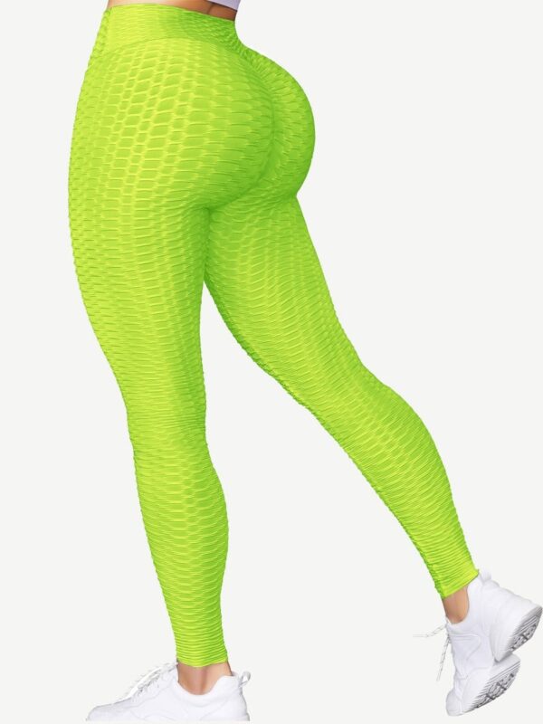 Women Solid Color Yoga Leggings Butt Lifter Breathable Soft High Waist Sports Legging