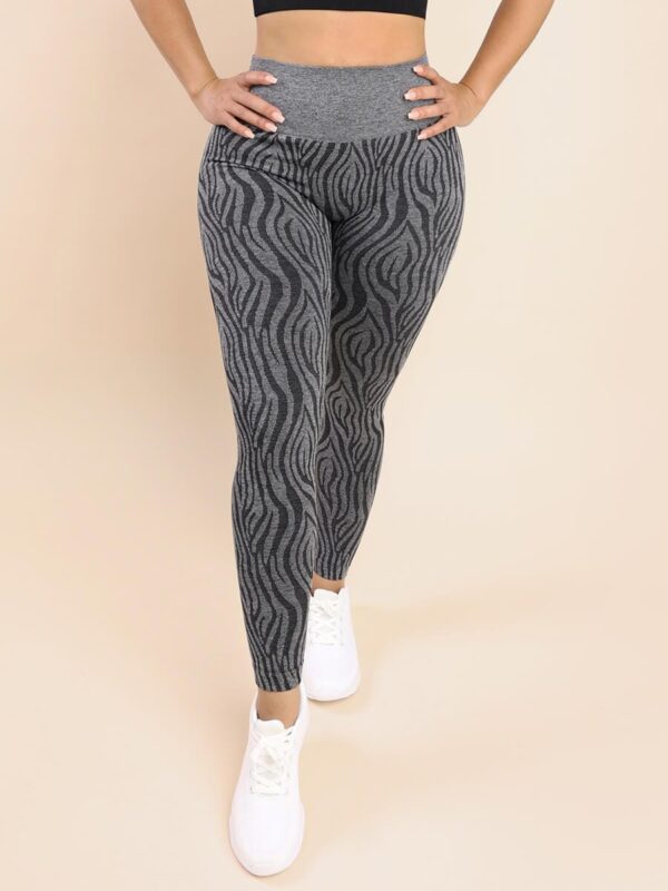 Zebra Print High Waist Yoga Leggings