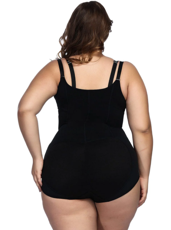 Tummy Control Black Butt Lifting Body Shapewear Cami Straps Fitness - Image 9