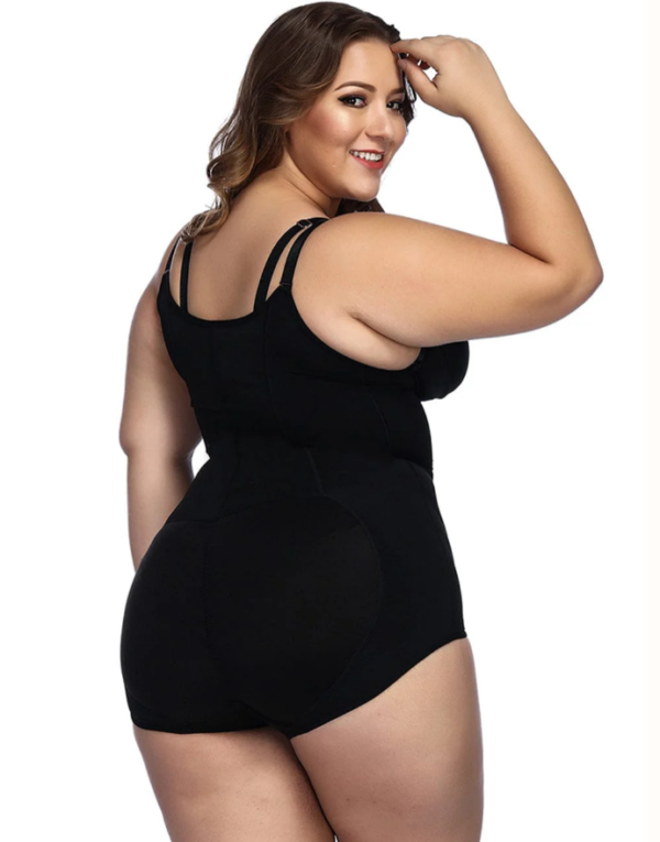 Tummy Control Black Butt Lifting Body Shapewear Cami Straps Fitness - Image 8