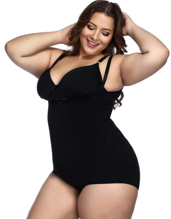 Tummy Control Black Butt Lifting Body Shapewear Cami Straps Fitness - Image 7