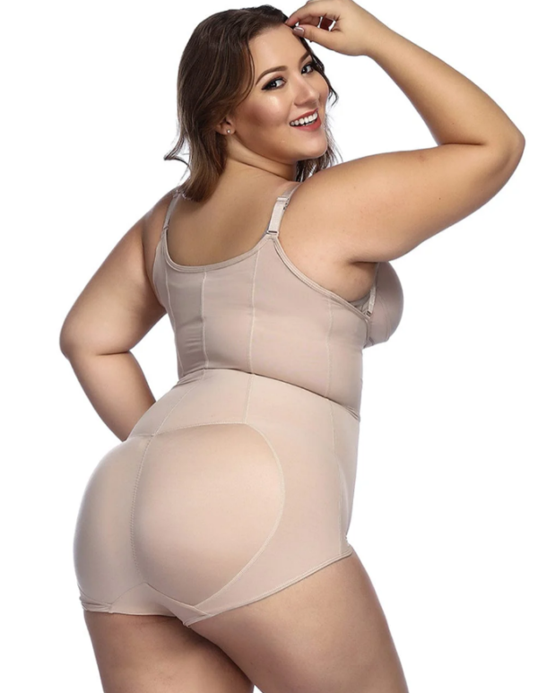 Tummy Control Black Butt Lifting Body Shapewear Cami Straps Fitness - Image 3