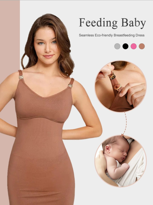 Breastfeeding Suspender Shaping Dress - Image 3