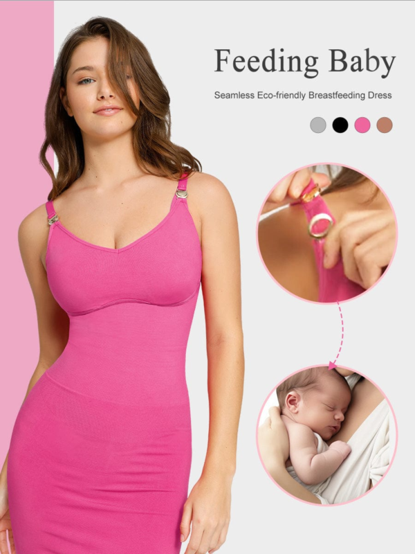 Breastfeeding Suspender Shaping Dress - Image 2