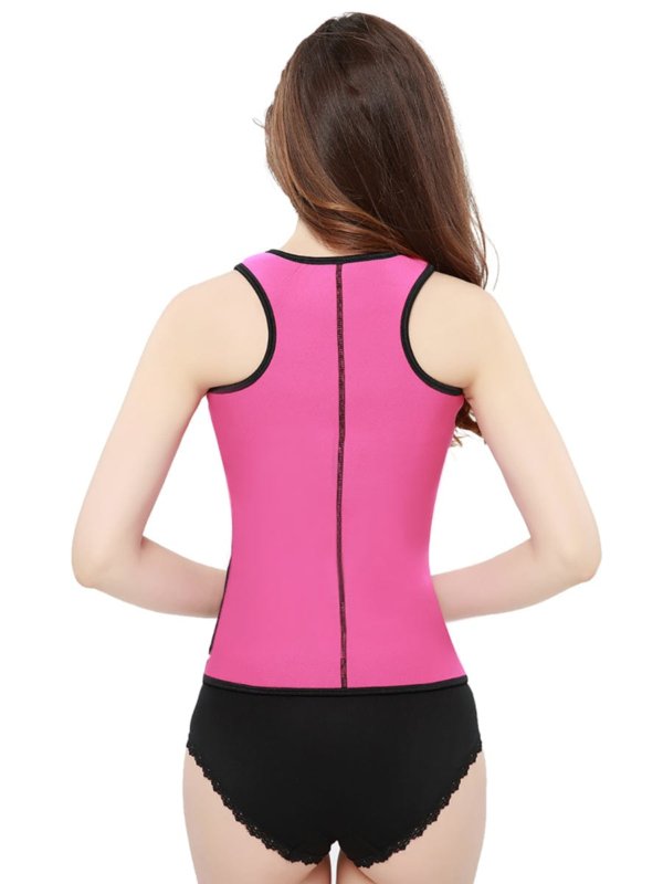 Neoprene Suit Adjustable Waist Belt Fat Burning Body Sculpture Waist Trainer Vest - Image 6